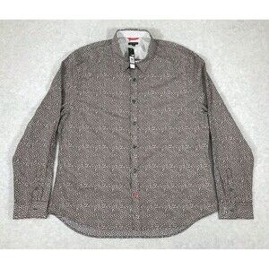 Sons Of Intrigue Dress Shirt Mens XXL Long Sleeve Button up Clover Print NWTs